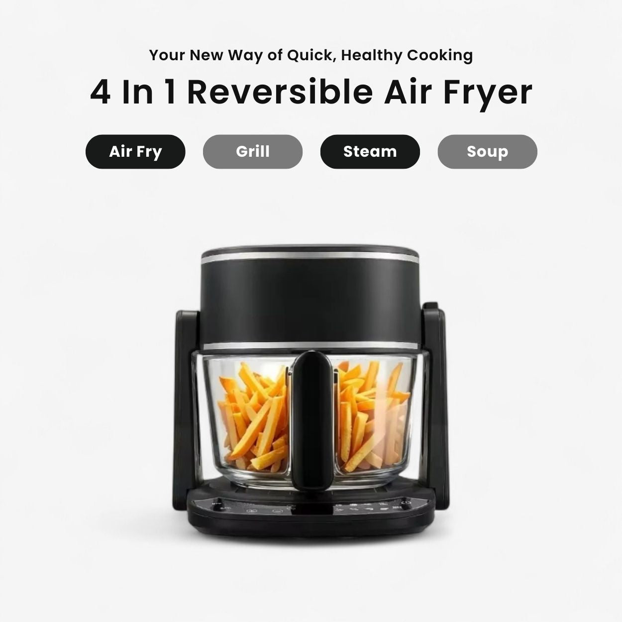 4 In 1 Reversible Air Fryer