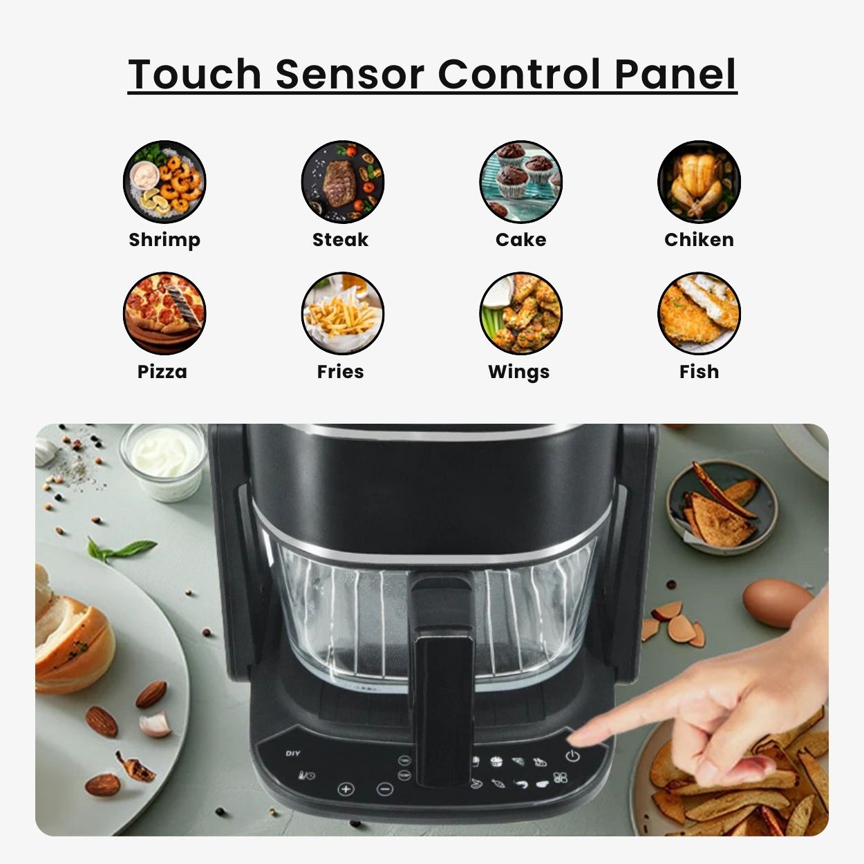 4 In 1 Reversible Air Fryer