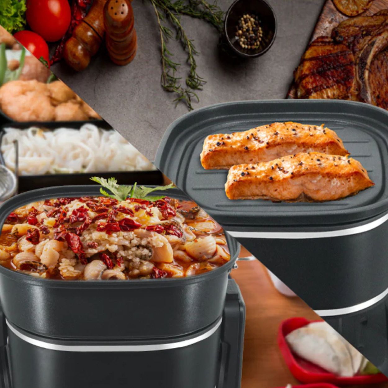 4 In 1 Reversible Air Fryer