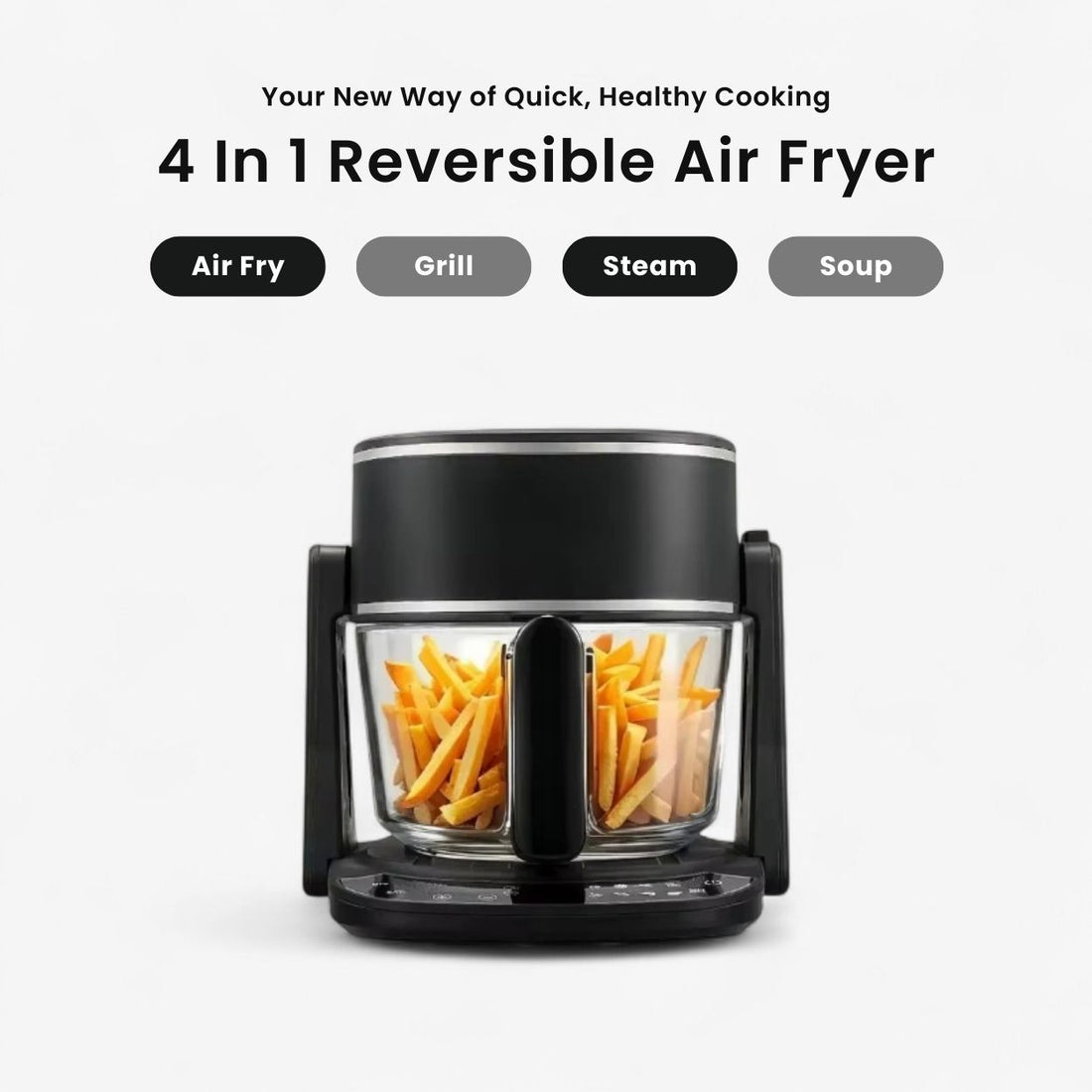 4 In 1 Reversible Air Fryer