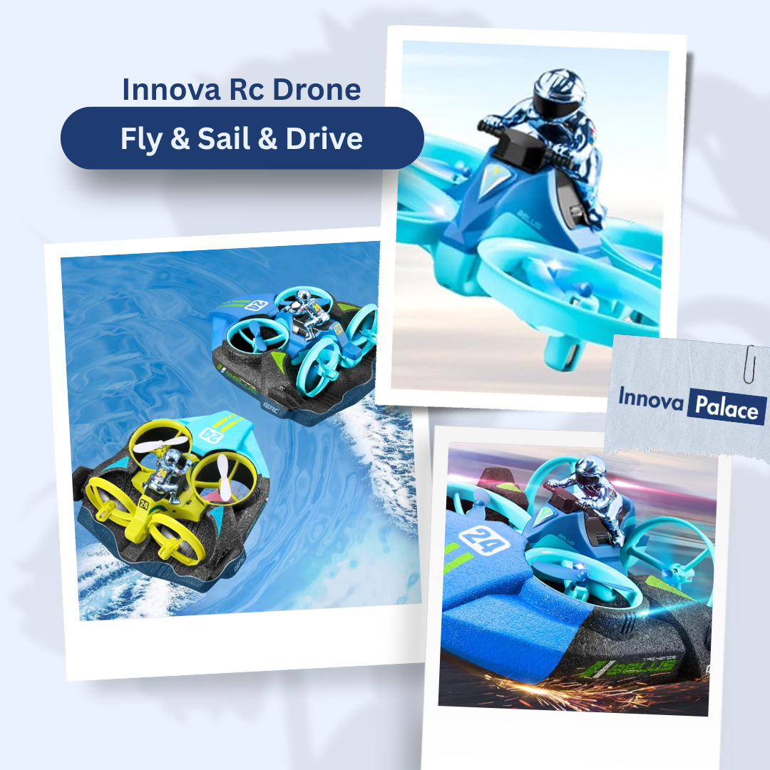 3-in-1 Innova RC Drone &amp; Hovercraft