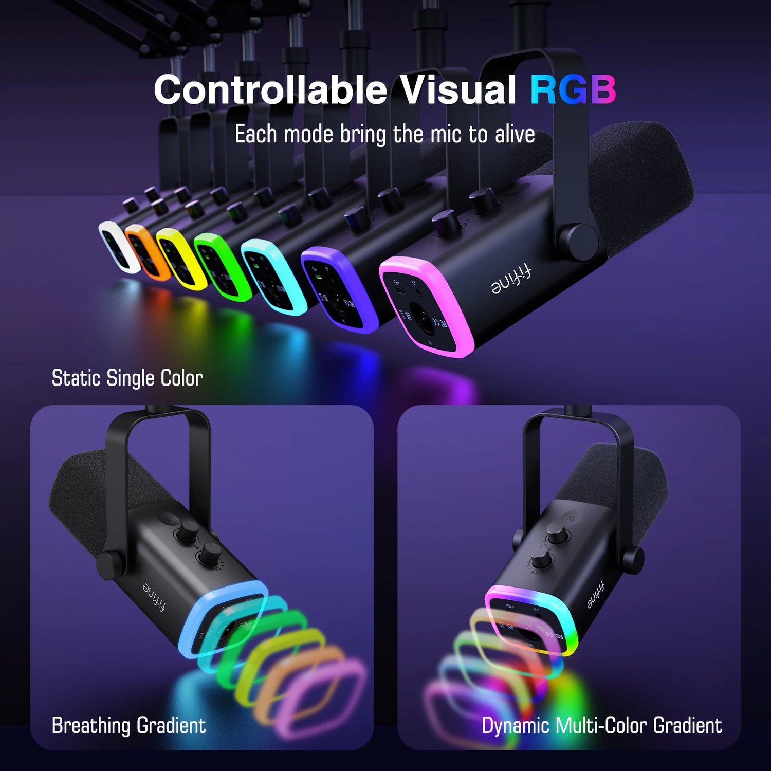 Dynamic XLR &amp; USB-C Microphone Kit