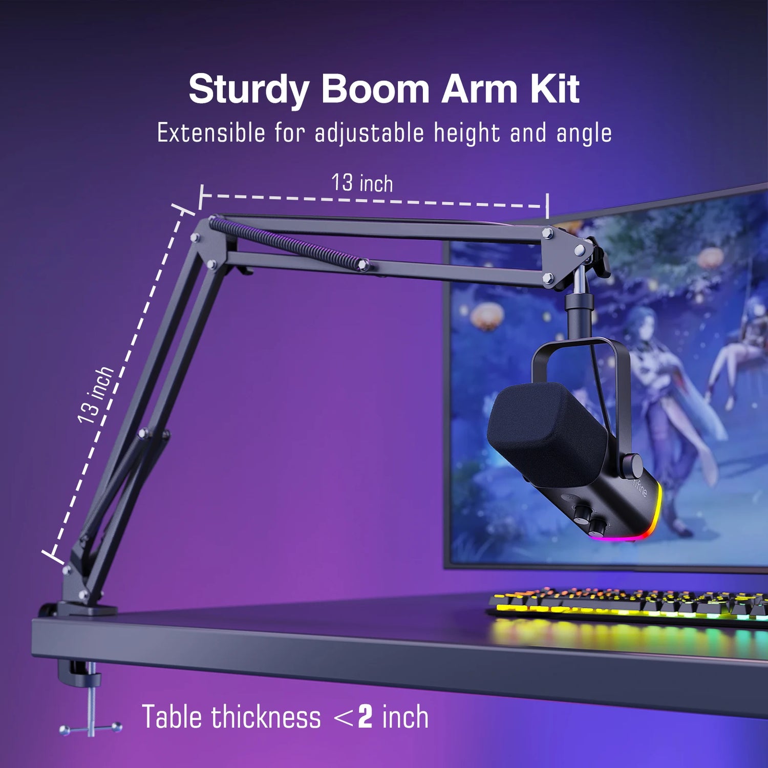 Dynamic XLR &amp; USB-C Microphone Kit