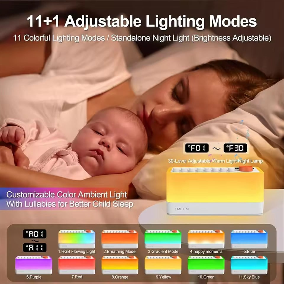 LumiSound™ – Bluetooth Speaker with Ambient Light &amp; White Noise Sleep Aid