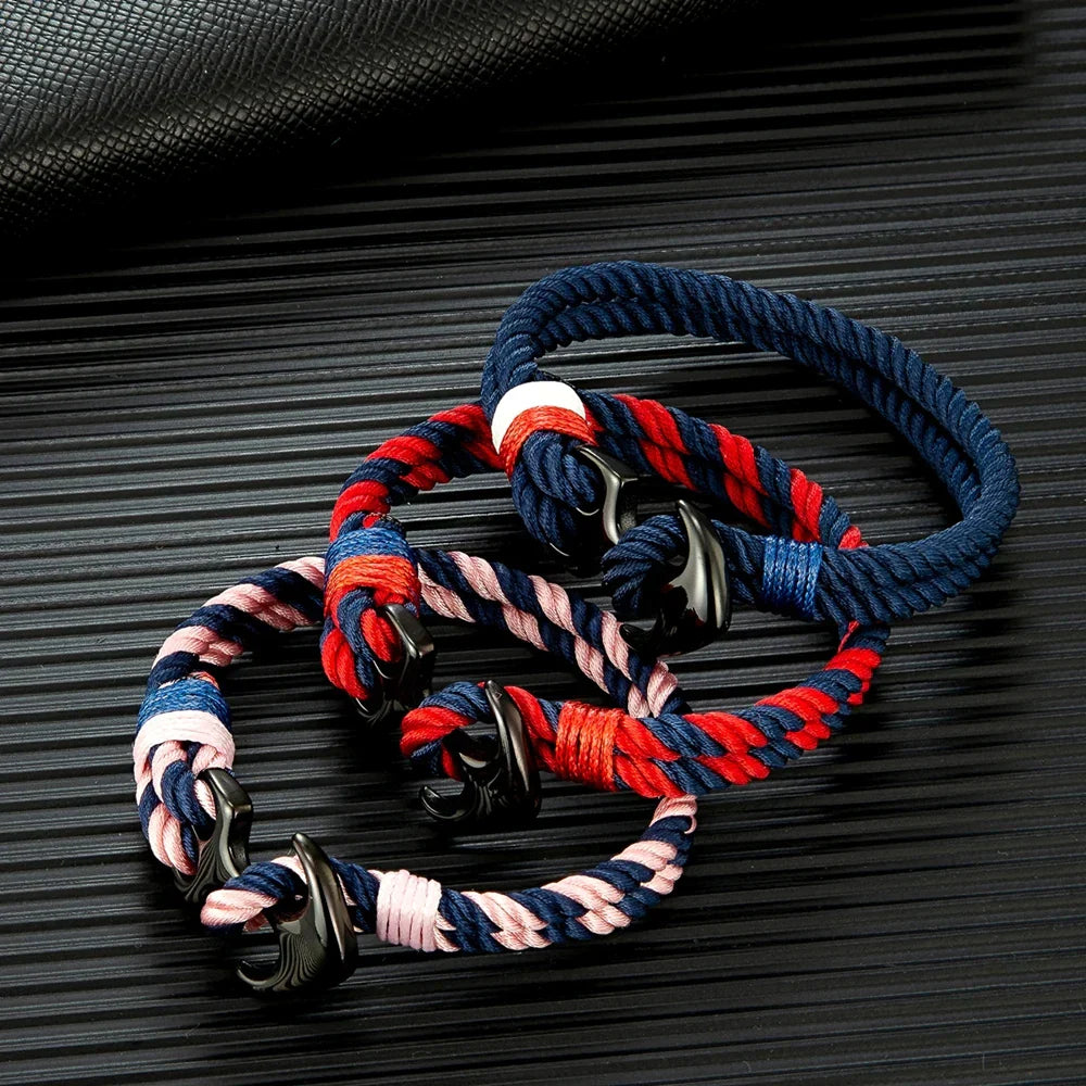 Nautical Surfer Waterproof Rope Bracelet