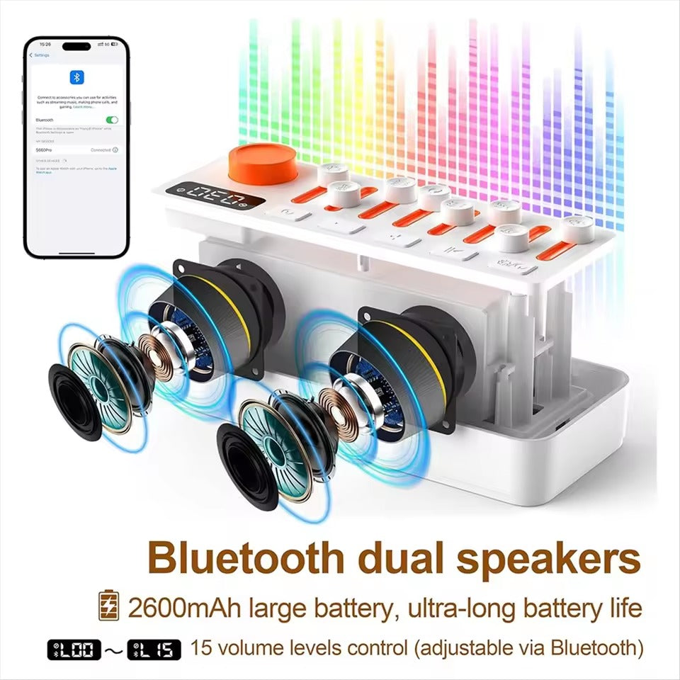LumiSound™ – Bluetooth Speaker with Ambient Light &amp; White Noise Sleep Aid
