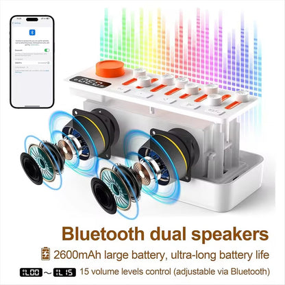 LumiSound™ – Bluetooth Speaker with Ambient Light &amp; White Noise Sleep Aid