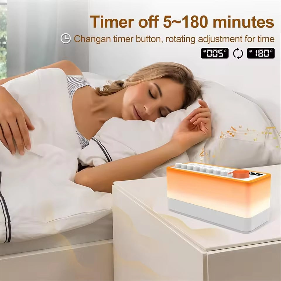 LumiSound™ – Bluetooth Speaker with Ambient Light &amp; White Noise Sleep Aid