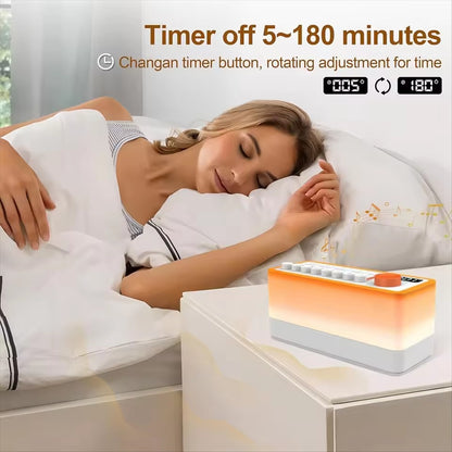LumiSound™ – Bluetooth Speaker with Ambient Light &amp; White Noise Sleep Aid