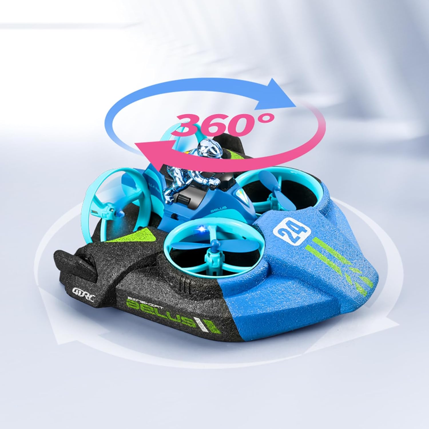 3-in-1 Innova RC Drone &amp; Hovercraft